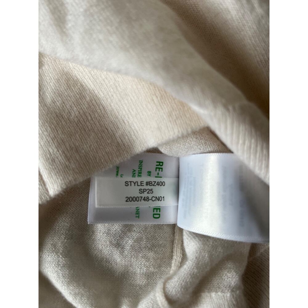 J.Crew Featherweight 100% Cashmere Cardigan Snow Ivory XS NWT $168 BZ400 Preppy - Picture 5 of 10